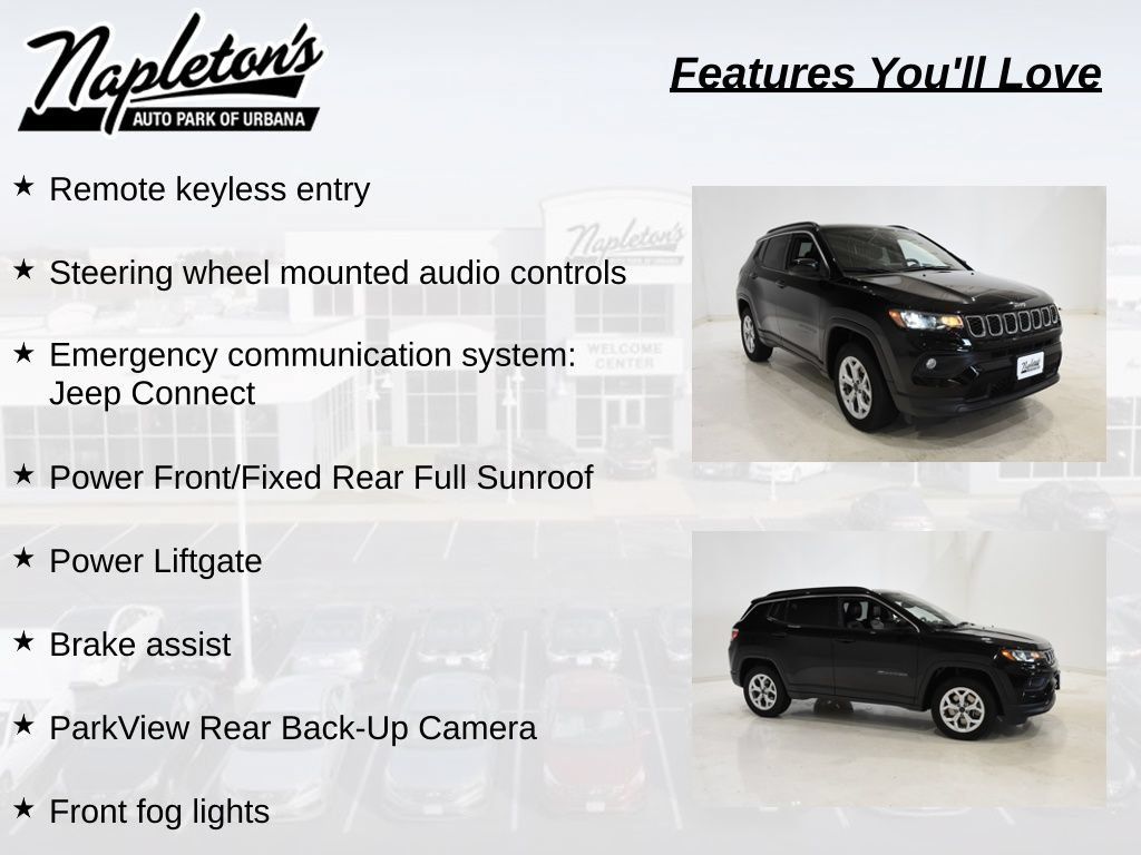 Used 2025 Jeep Compass Latitude w/ Sun & Sound Group AWD/4WD image 15
