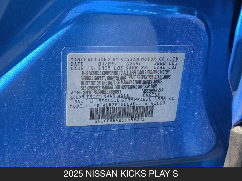 Used 2025 Nissan Kicks Play S FWD image 24