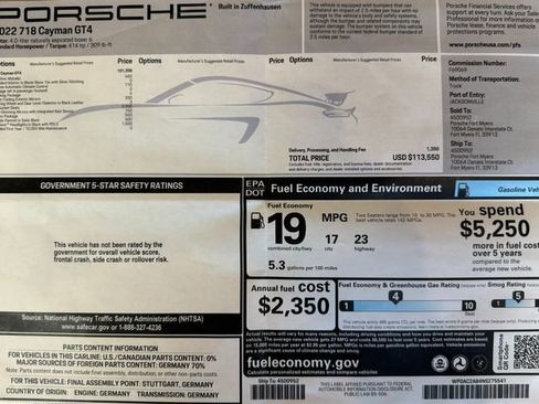 Used 2022 Porsche 718 Cayman GT4 image 7