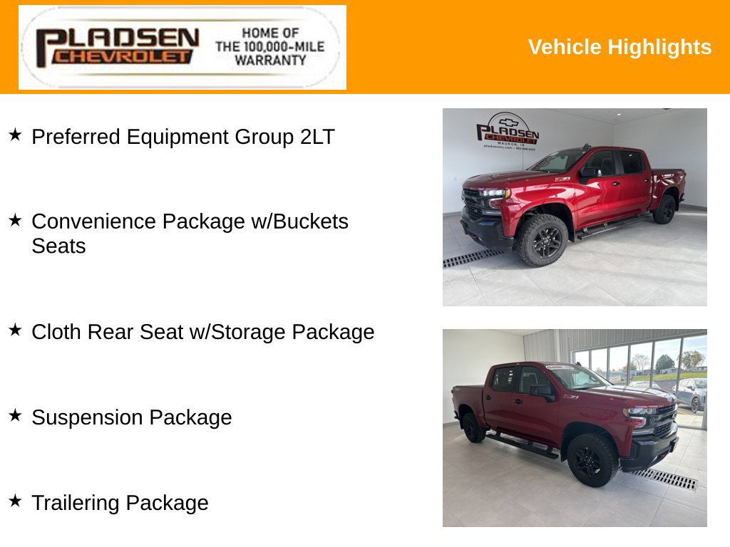 Used 2021 Chevrolet Silverado 1500 LT Trail Boss AWD/4WD image 6