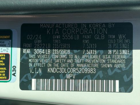 Used 2024 Kia EV6 Wind w/ Wind Technology Package AWD/4WD image 12