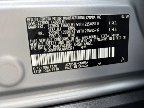 Used 2020 Toyota RAV4 XLE w/ Convenience Package AWD/4WD image 25