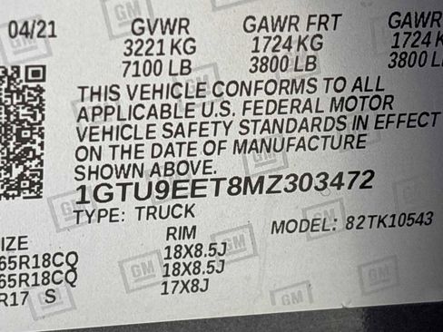 Used 2021 GMC Sierra 1500 AT4 w/ AT4 Value Package image 24