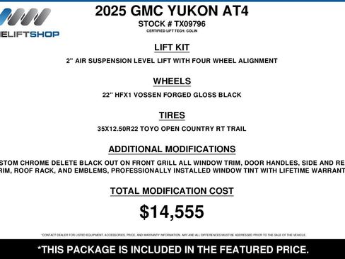 Used 2025 GMC Yukon XL AT4 Ultimate AWD/4WD image 2