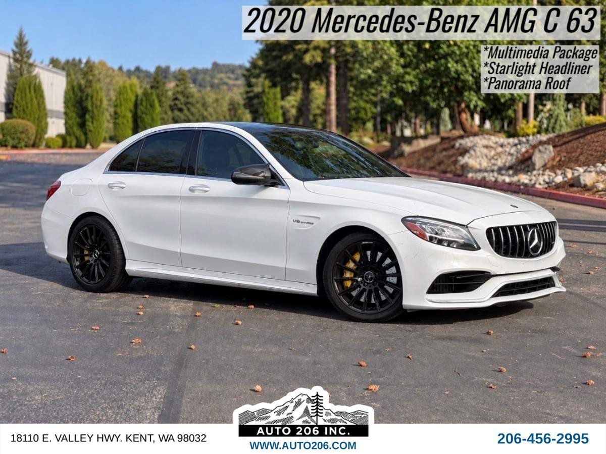 Used 2020 Mercedes-Benz C 63 AMG Sedan w/ Multimedia Package image 1