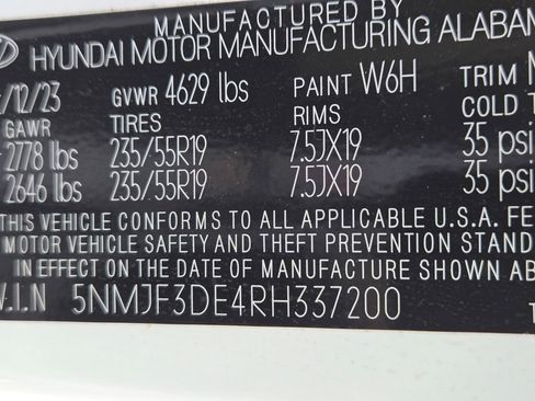 Certified 2024 Hyundai Tucson SEL w/ Convenience Package image 12