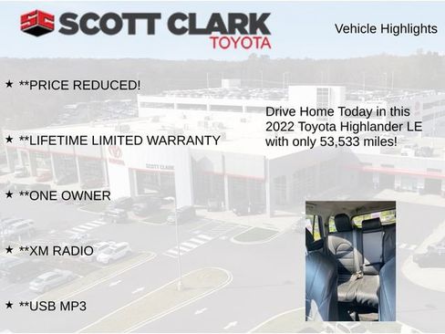 Used 2022 Toyota Highlander LE FWD image 11