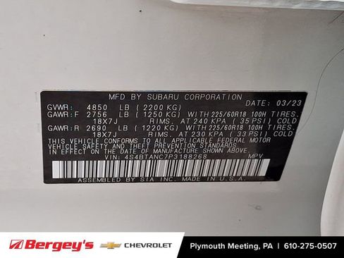 Used 2023 Subaru Outback Limited AWD/4WD image 31