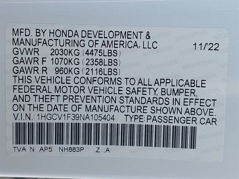 Used 2022 Honda Accord Sport image 36