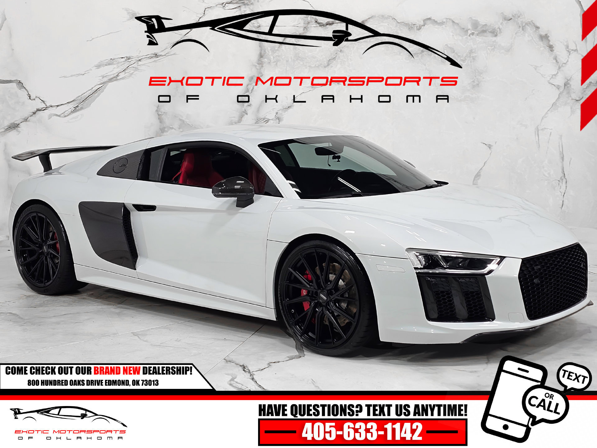 Used 2017 Audi R8 V10 w/ Carbon Exterior Package AWD/4WD image 1