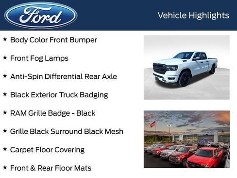 Used 2023 RAM 1500 Tradesman w/ Night Edition RWD image 8