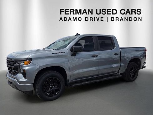 Used 2024 Chevrolet Silverado 1500 Custom w/ LPO, Dark Essentials Package RWD image 1