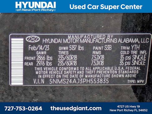 Certified 2023 Hyundai Santa Fe SEL FWD image 41