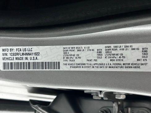 Certified 2022 RAM 1500 Rebel w/ Rebel Level 1 Equipment Group image 31