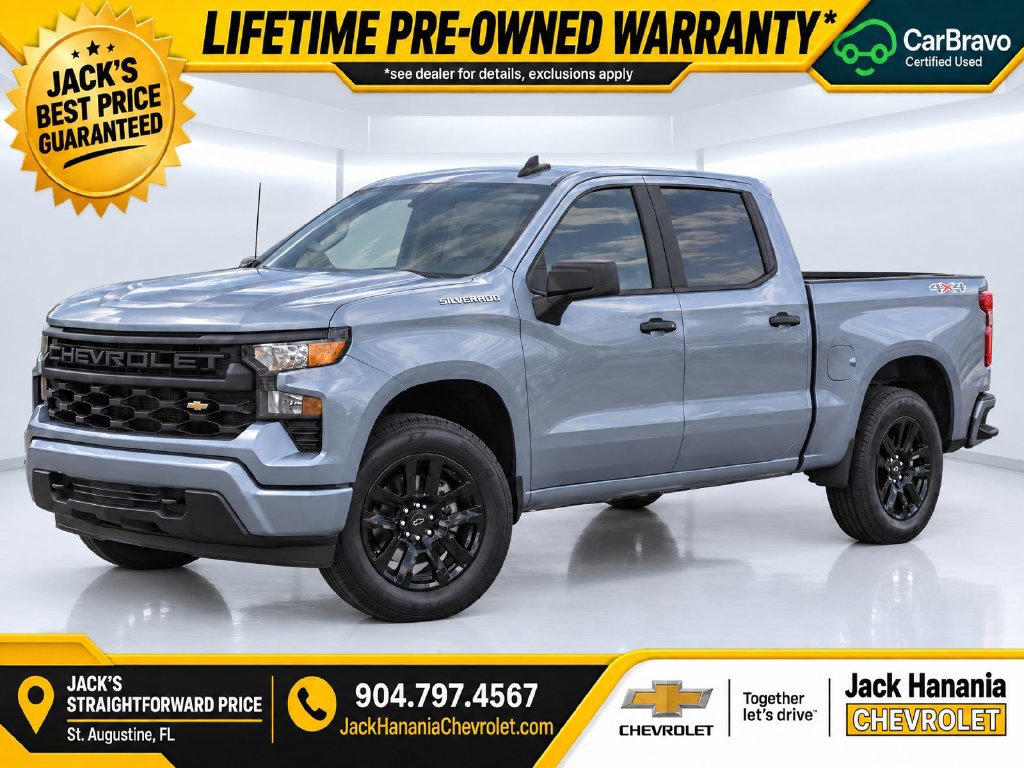 Used 2025 Chevrolet Silverado 1500 Custom AWD/4WD image 3