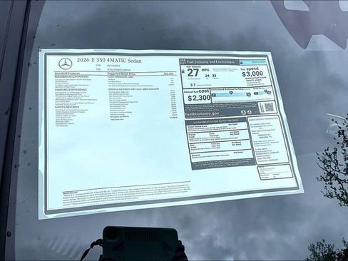 New 2026 Mercedes-Benz E 350 4MATIC Sedan image 17
