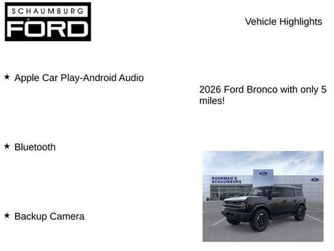 New 2026 Ford Bronco Outer Banks AWD/4WD image 8