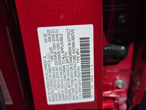 New 2026 Honda Pilot Sport image 15