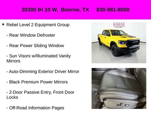 Used 2023 RAM 1500 Rebel w/ Rebel Level 2 Equipment Group image 20