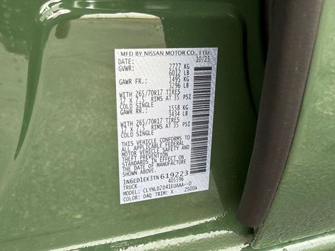 New 2026 Nissan Frontier PRO-4X w/ Tow Package image 16