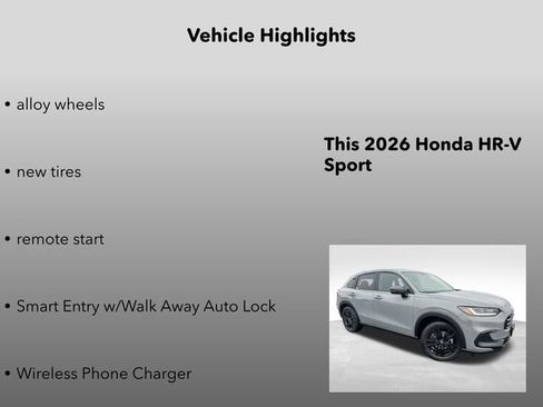 New 2026 Honda HR-V Sport image 15