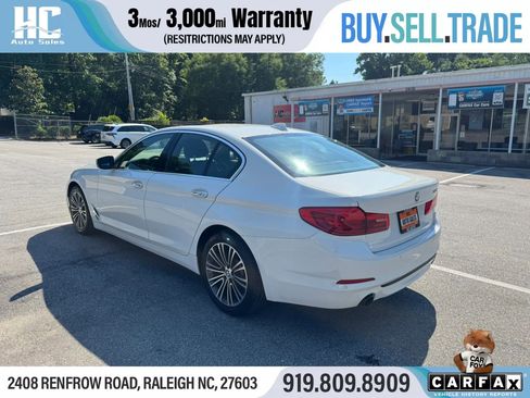 Used 2018 BMW 530i w/ Premium Package RWD image 3