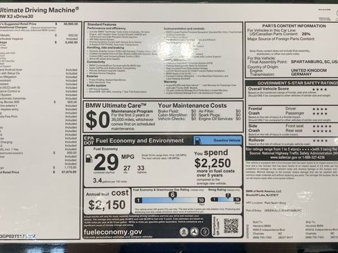 Used 2026 BMW X3 xDrive30 w/ Premium Package image 31