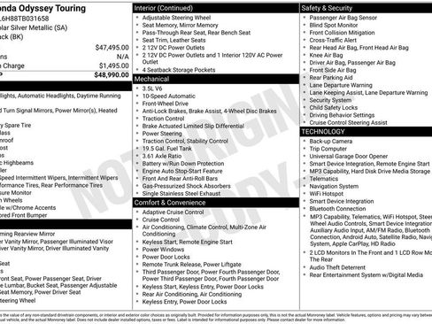 Used 2026 Honda Odyssey Touring image 41