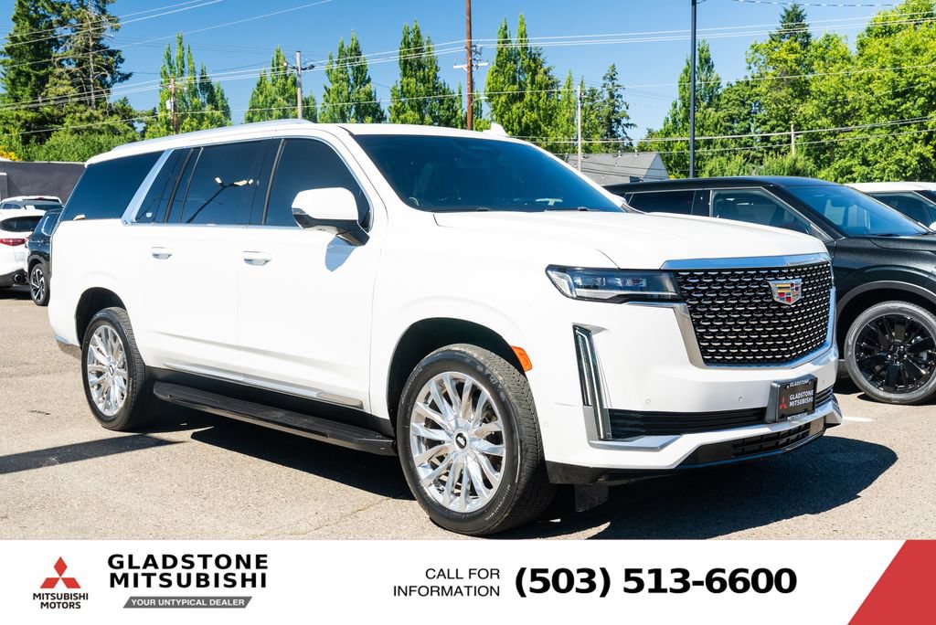 Used 2021 Cadillac Escalade ESV Premium Luxury w/ Performance Package AWD/4WD image 1