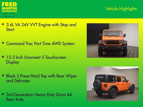 New 2026 Jeep Wrangler Unlimited Sport AWD/4WD image 7