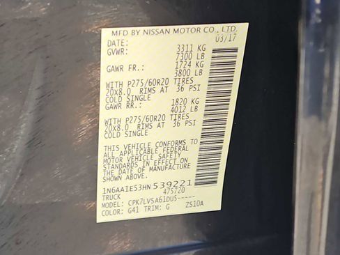 Used 2017 Nissan Titan SL image 36