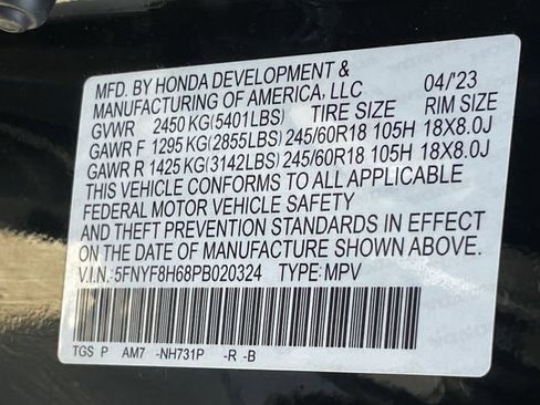 Certified 2023 Honda Passport TrailSport image 31