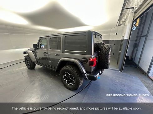 Used 2023 Jeep Wrangler Unlimited Rubicon 4xe w/ Steel Bumper Group image 3