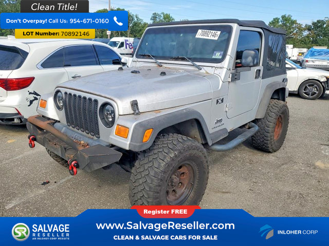 Used 2004 Jeep Wrangler X AWD/4WD image 1
