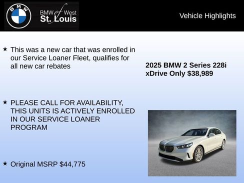 Used 2025 BMW 228i xDrive w/ Premium Package image 8