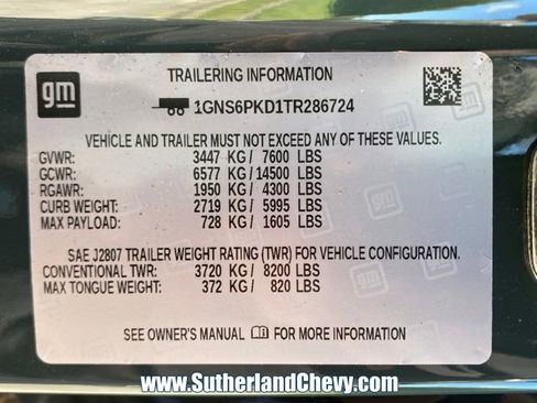 New 2026 Chevrolet Tahoe Z71 w/ Sun And Tow Package AWD/4WD image 56