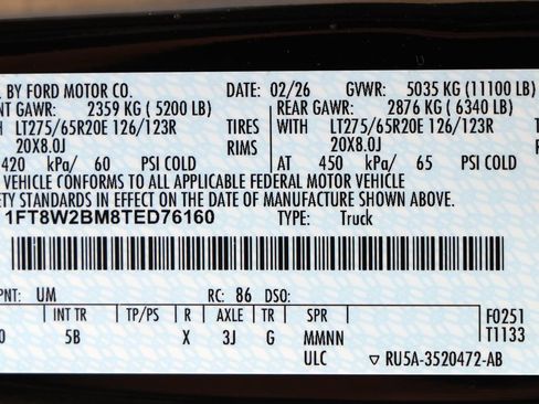 Used 2026 Ford F250 Lariat w/ Black Appearance Package AWD/4WD image 12