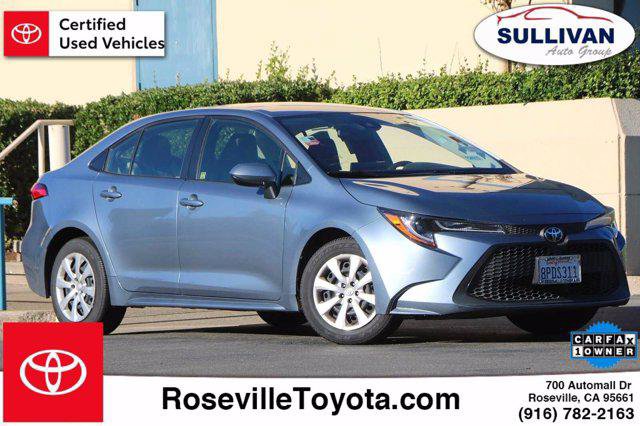 Certified 2020 Toyota Corolla LE FWD image 1