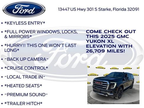 Used 2025 GMC Yukon XL Elevation AWD/4WD image 10