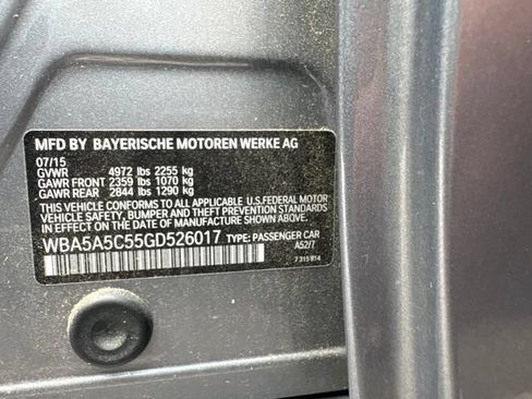 Used 2016 BMW 528i Sedan RWD image 4