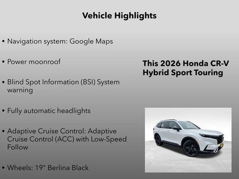New 2026 Honda CR-V Sport Touring image 5