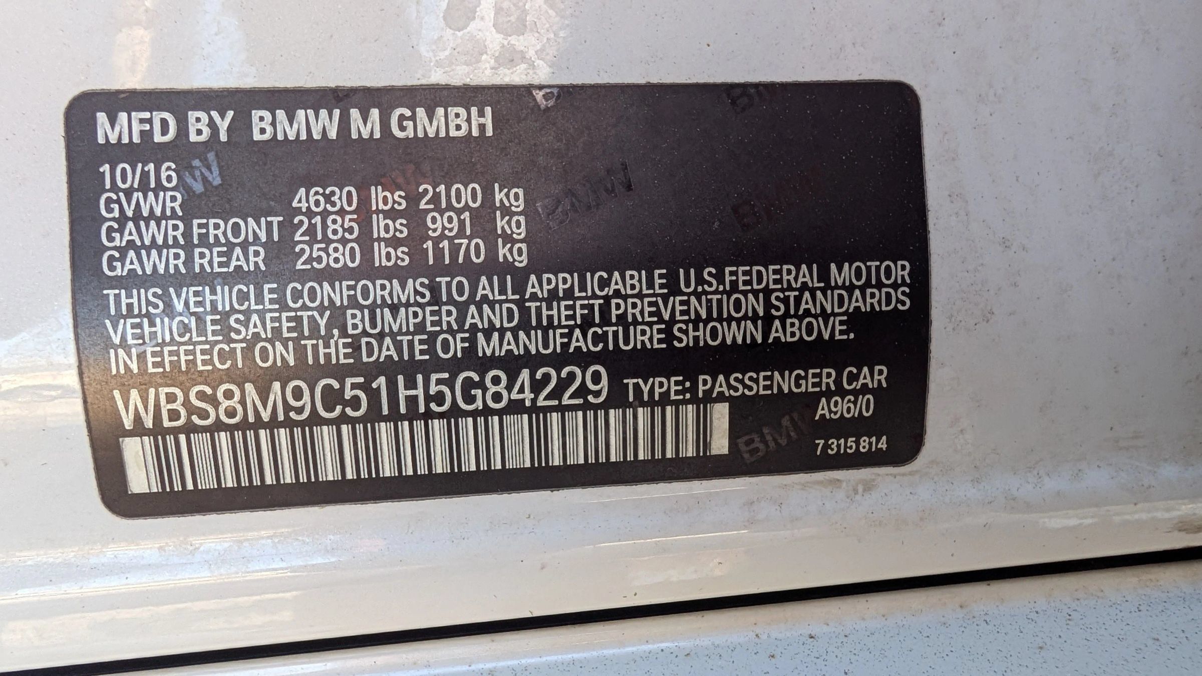 Used 2017 BMW M3 RWD image 26