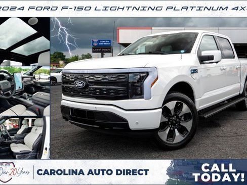 Used 2024 Ford F150 Lightning Platinum AWD/4WD image 1
