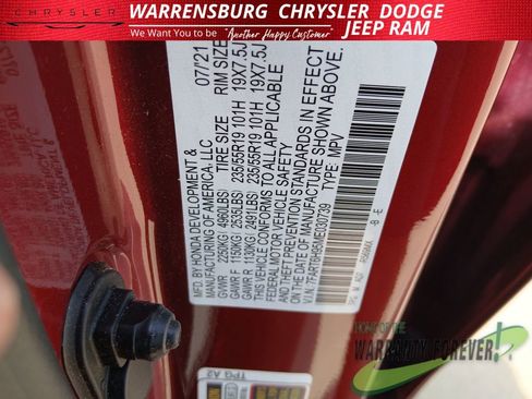 Used 2021 Honda CR-V Touring image 11