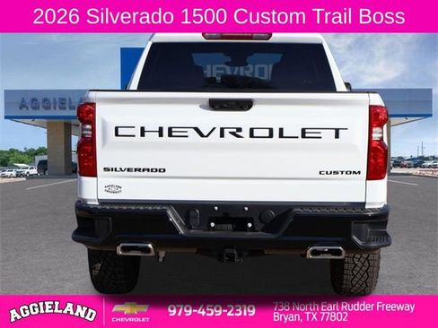 New 2026 Chevrolet Silverado 1500 Custom Trail Boss w/ LPO, Dark Essentials Package AWD/4WD image 5