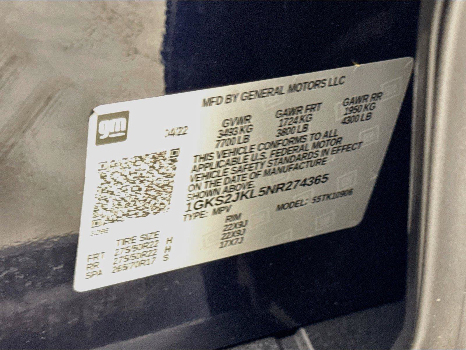 Certified 2022 GMC Yukon XL Denali AWD/4WD image 33