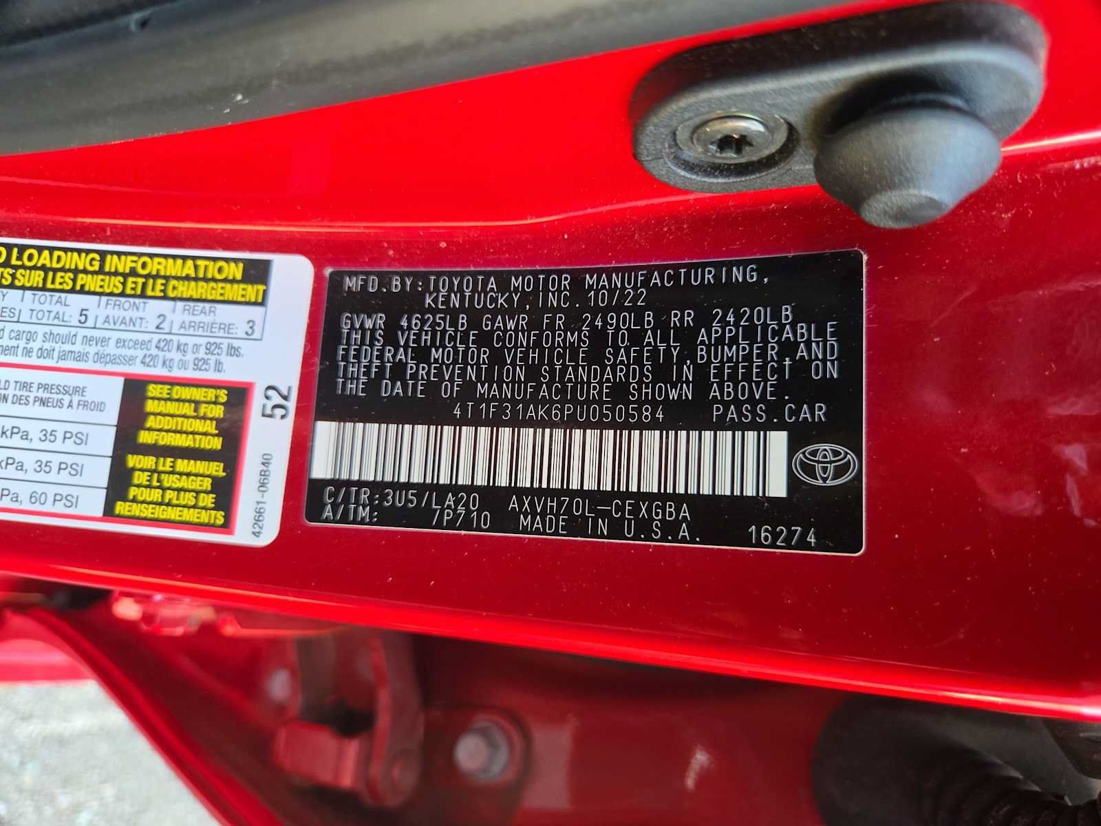 Used 2023 Toyota Camry XLE FWD image 24