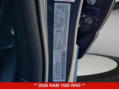 New 2026 RAM 1500 RHO AWD/4WD image 36