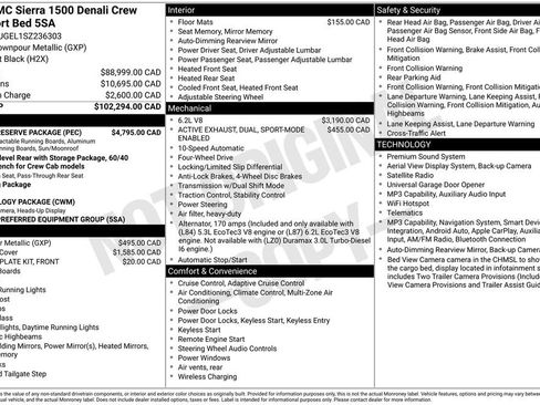 Used 2025 GMC Sierra 1500 Denali w/ Denali Reserve Package AWD/4WD image 41