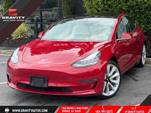 Used 2019 Tesla Model 3 Long Range AWD/4WD image 1